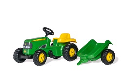 John Deere børnetraktor med anhænger