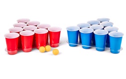 Beer Pong-sett med 20 kopper & 3 baller