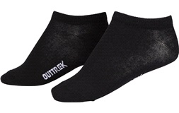 5 par strømper ankel sort str. 40/42