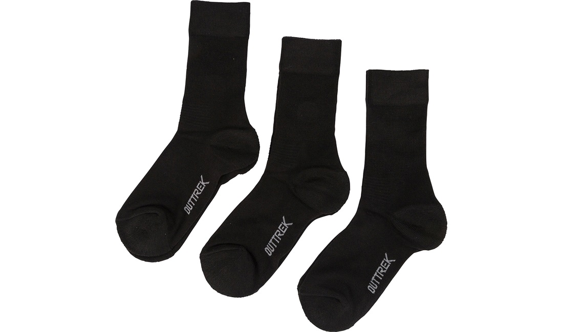  3 par sokker merino uld sort str. 40/42