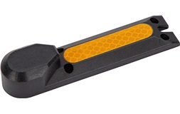 Plastkåpor på framgaffeln. GoEasy Pro