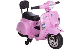 El-scooter til børn 6V Vespa Pink