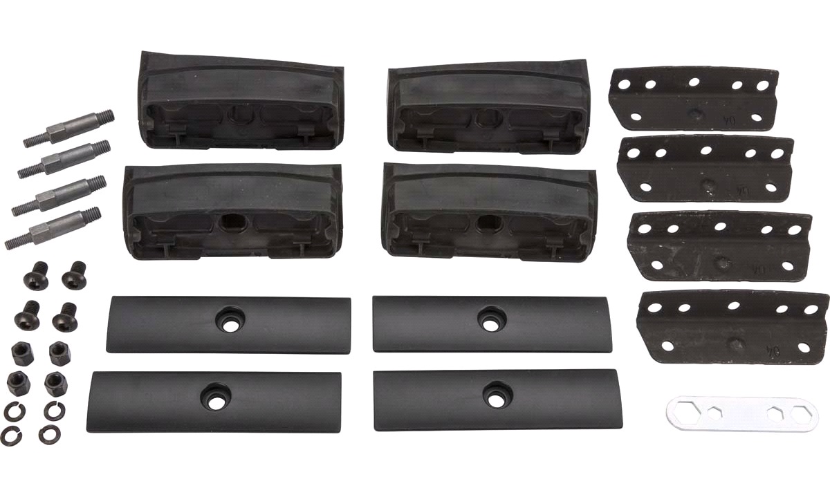 Volkswagen – Lot De 4 Capuchons Barres De Toit Avec Logo VW Noir Original