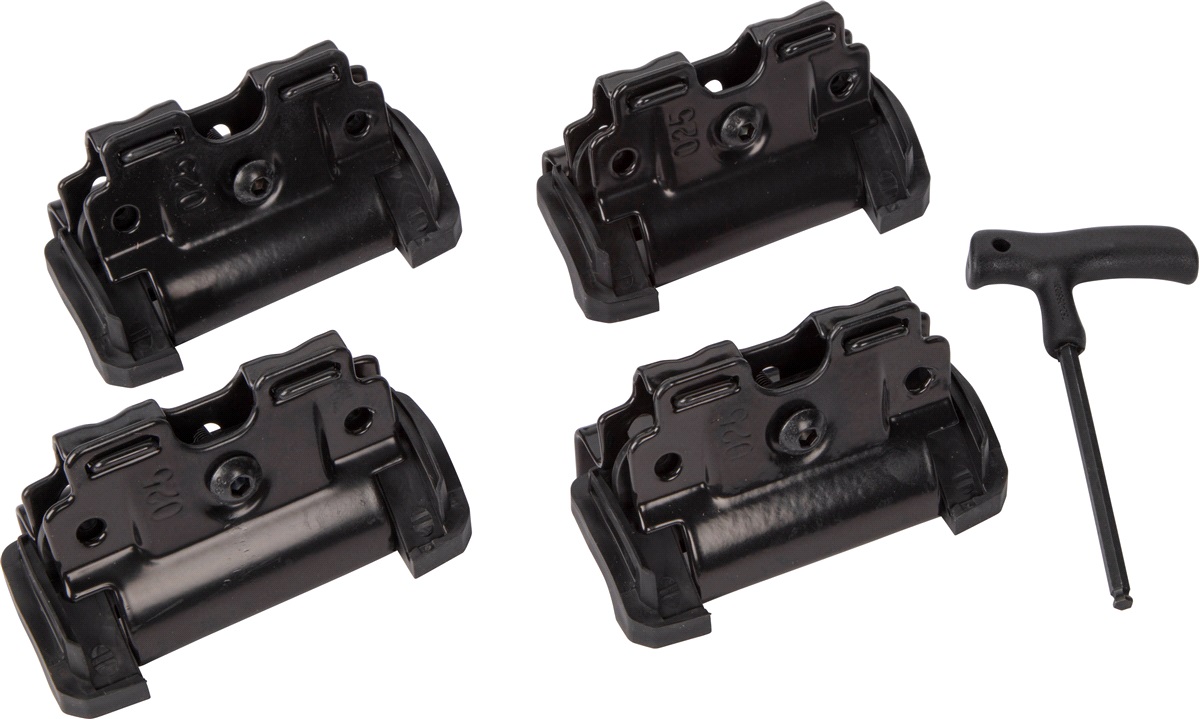 Thule Kit 4014 Flush Railing Montagesatz Für Dachträger – Schnellspanner Inklusive
