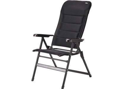Campingstol, 3D Mesh Luxury svart/grå