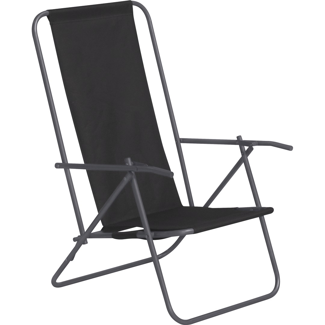 Outfit Strandstol Med Liggefunksjon Grå