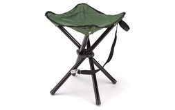 Campingtaburet, 4-ben, grøn/sort