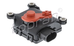 Servomotor, klap
