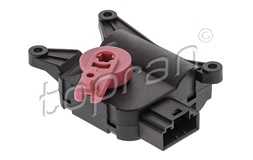 Servomotor, klap
