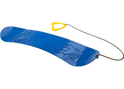 Snowboard i plast, 200x680mm, blå