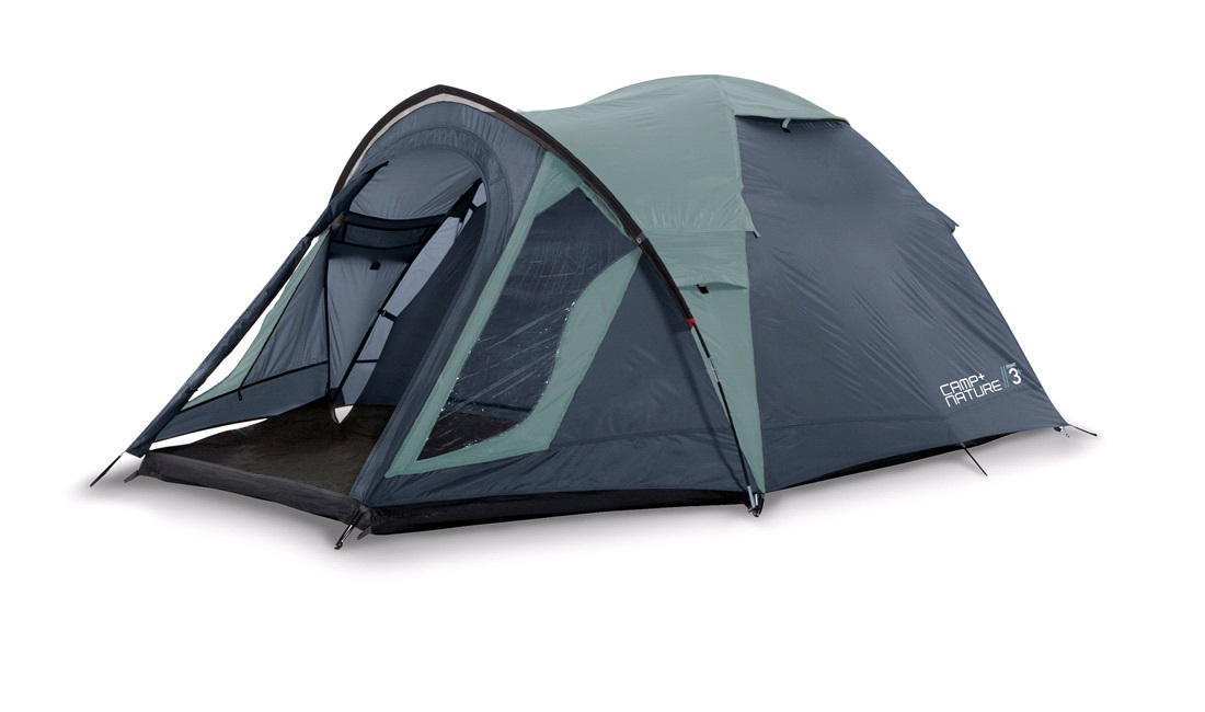  Tält kupol plus, 3 personer, Camp+Nature