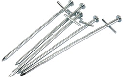 Teltplugg t/ hard jord T-form 17cm 5stk