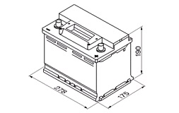 Batteri - 0 092 S30 080 - S3 - (BOSCH)