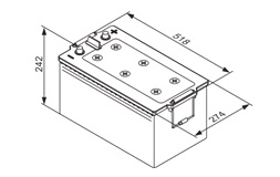 Batteri 0 092 TE0 888 CV EFB (BOSCH)