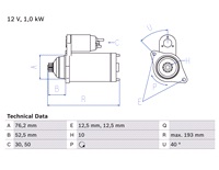  Startmotor