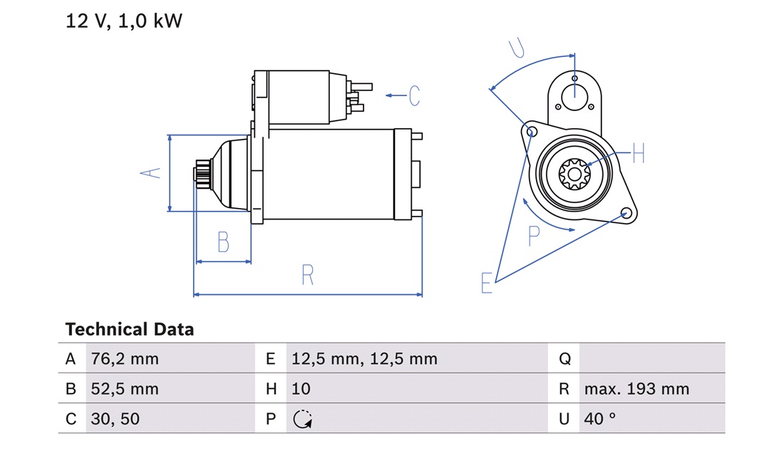  Startmotor