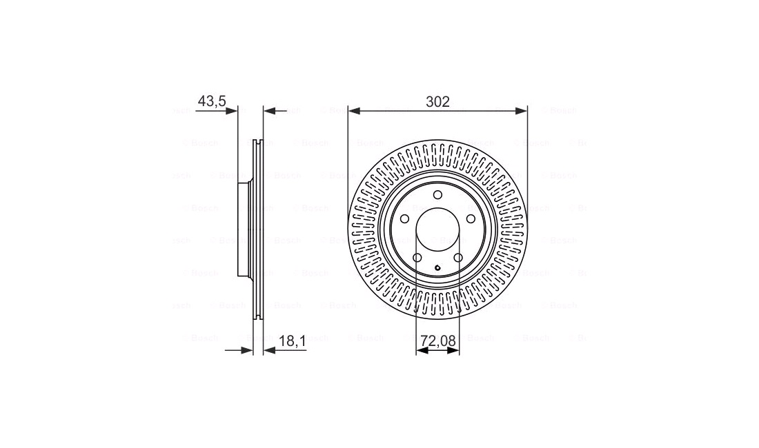  Bremseskive 301 x 18 mm