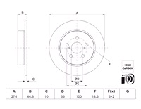  274 x 10 mm