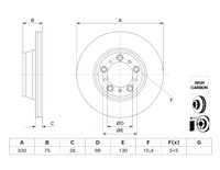  330 x 28 mm