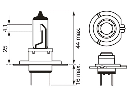 Pære Plus 90 H7 12V (Bosch)