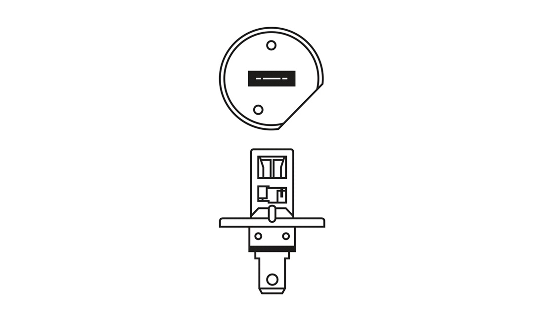  Pære Pure Light H1,12V (Bosch)