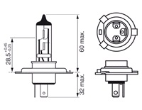  Lampa Xenon Blue H4 (Bosch)