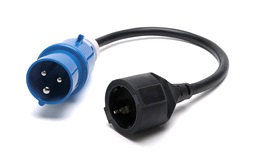 Adapterkabel 0,4 m CEE -> Schuko