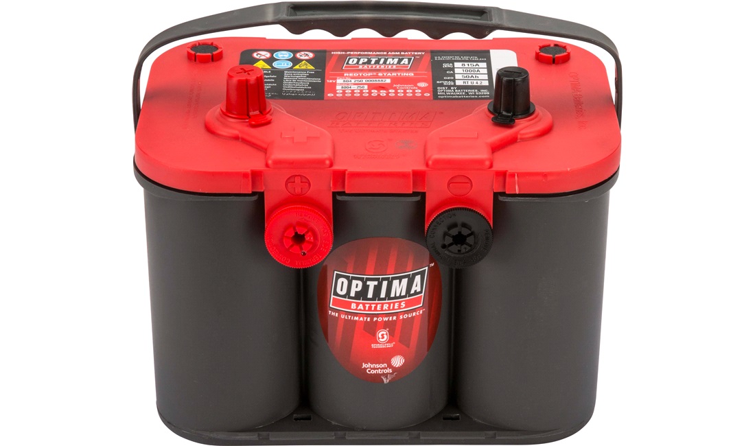  Optima Rød Startbatteri 12V 50AH 815EN