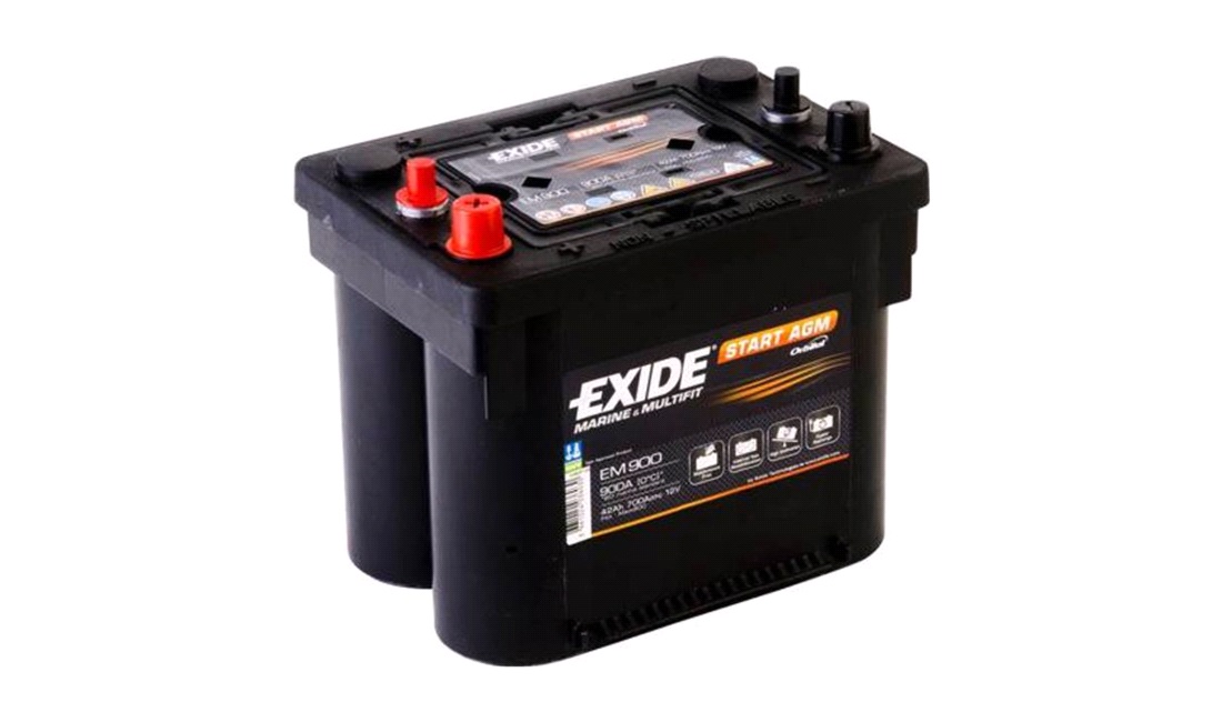  Batteri Exide 12V-42Ah EM900 START AGM