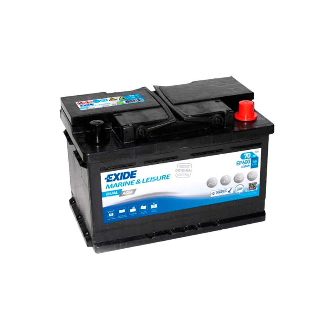 Exide Startbatteri Ep600 Exide Dual Agm (Exide