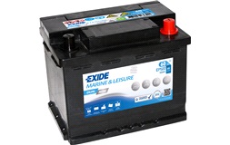 Batteri Exide 12V-60Ah EP500 DUAL AGM