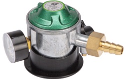 Gasregulator m/manometer Flaskegas 10mm
