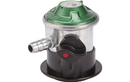 Gasregulator, Jumbo, Click-On, 10mm DK