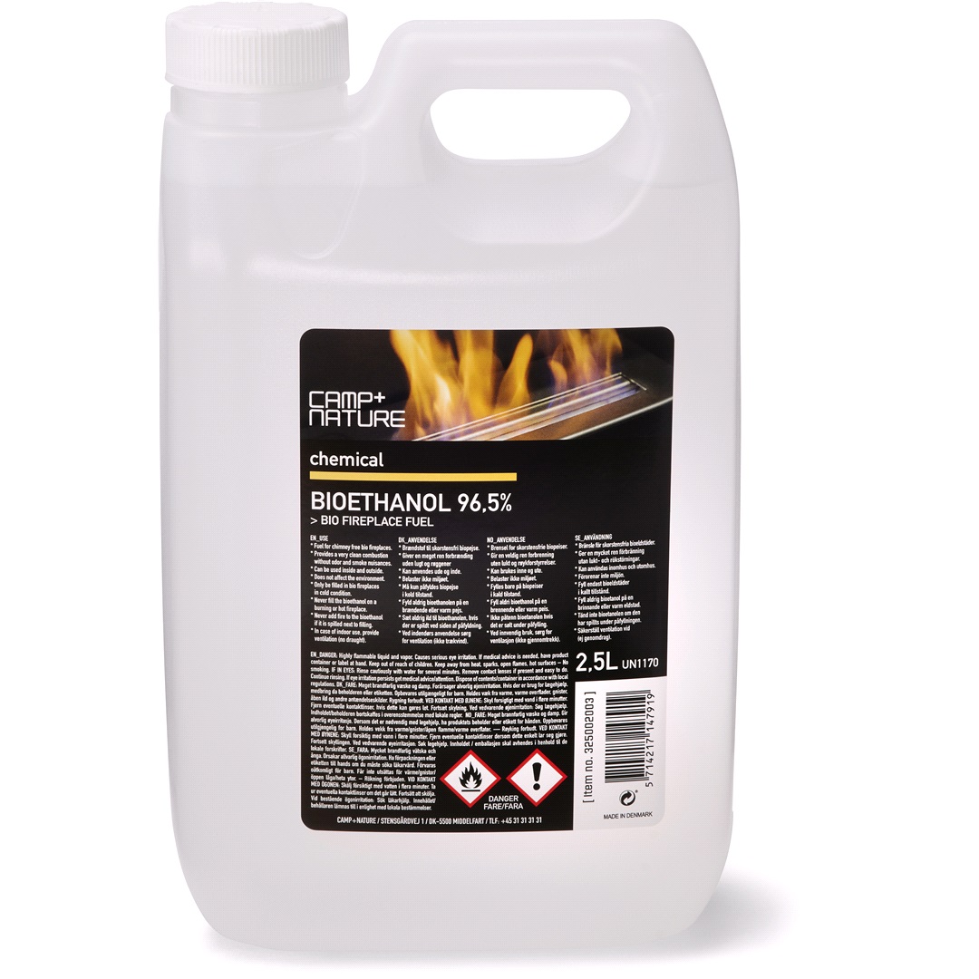 Camp+Nature Bioethanol, 2,5 liter.