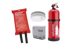 Säkerhetspaket f/brand/rök/gas med 2kg