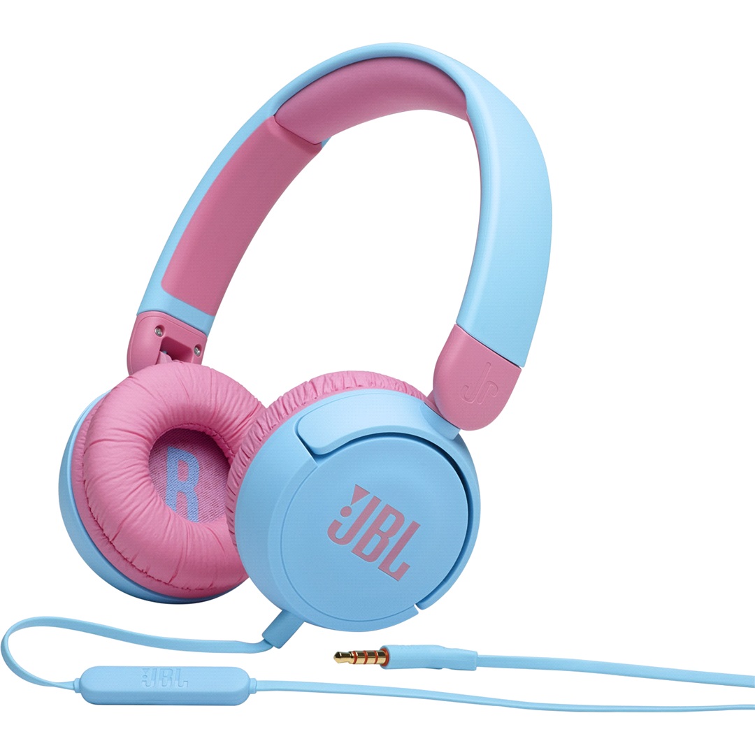 JBL JBL Kids JR310 hörlura, blå/rosa