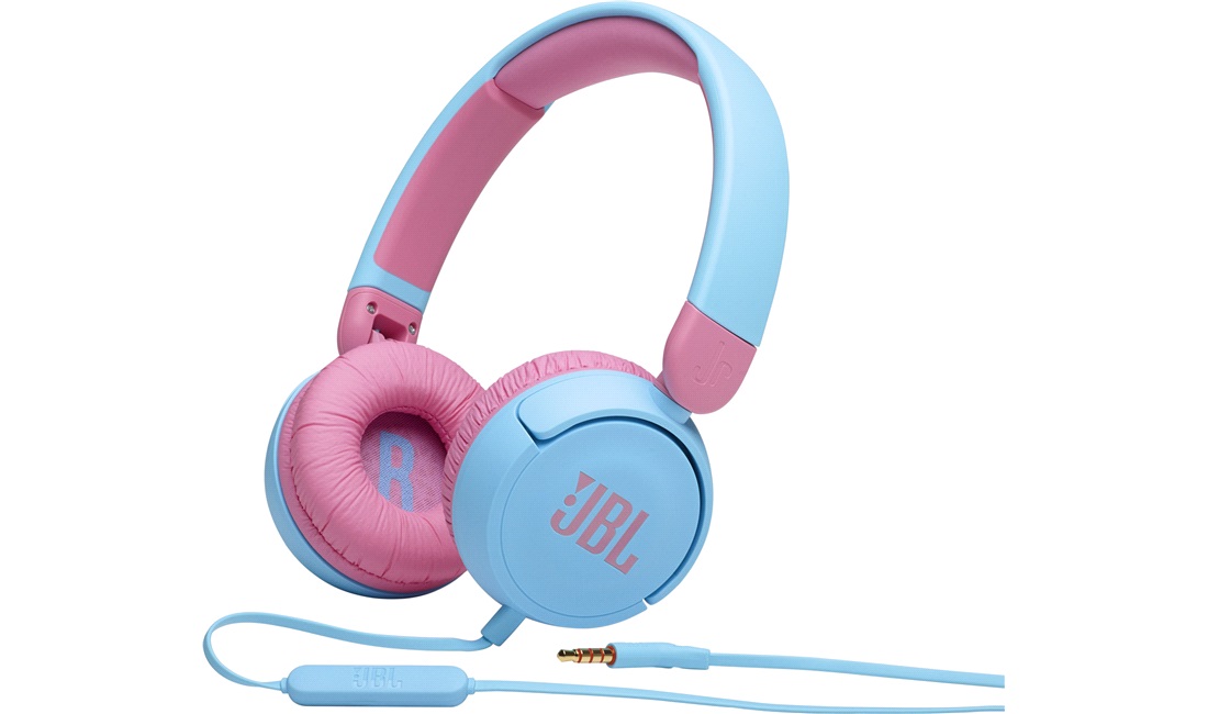  JBL Kids JR310 hörlura, blå/rosa 