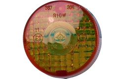 Blinklysglass, foran, venstre, Wallaroo