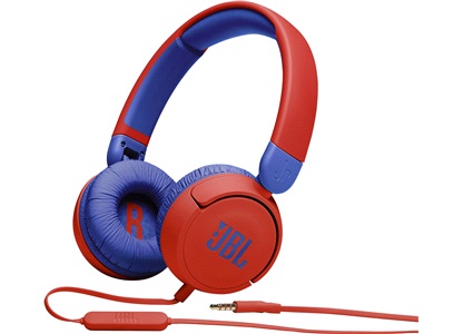 JBL Kids JR310 hörlurar, röd/blå