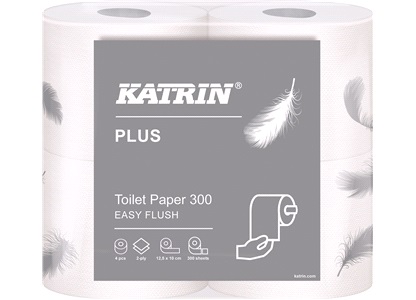Toiletpapir Katrin kemitoilet 4 rl/pk
