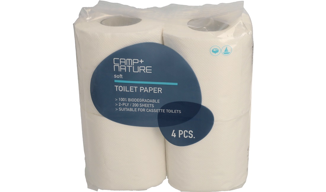  Toiletpapir Soft, 2-lags papir, 4 rl/pk.