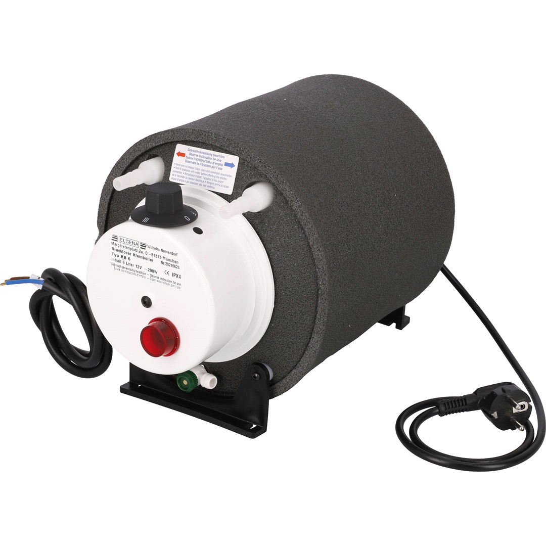 Camp+Nature Vannvarmer Kb 6 Kombiboiler 230 V / 12 V