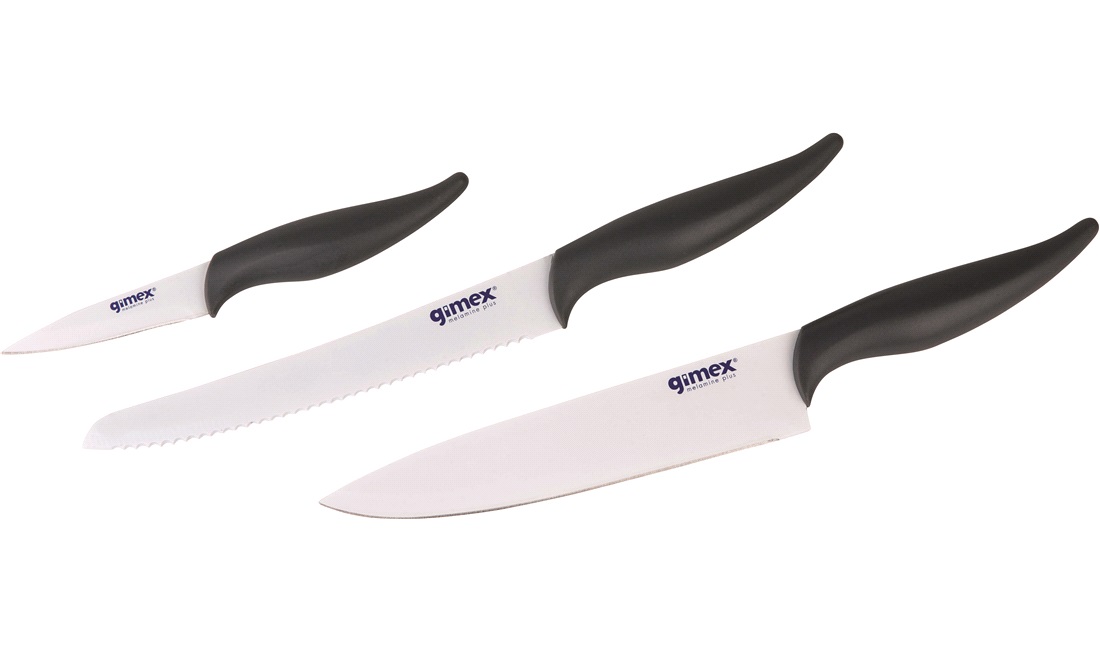  Knivset med 3 knivar GIMEX