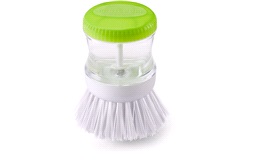 Opvaskebørste med sæbedispenser