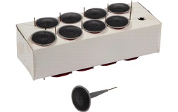 Täckklaff mini combi 10 mm. - 20 st.