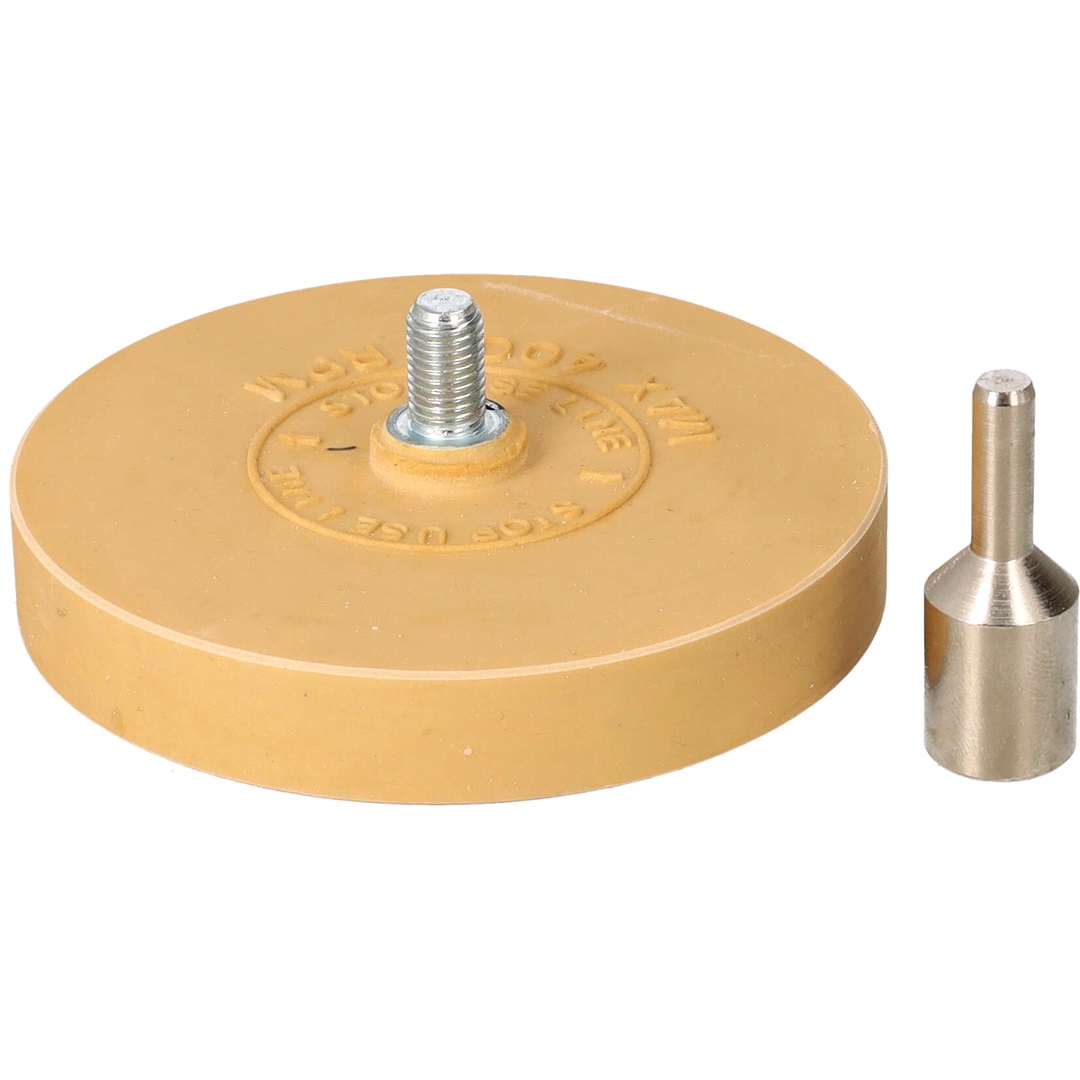 Italmatic Gummihjul "klisterrensare" m adapt Ø6mm