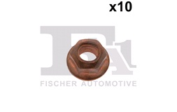 Flangemøtrik M8x1,25 10 stk