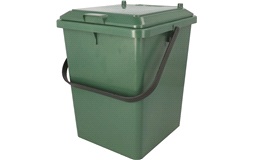 Skraldespand m/låg, 10L 