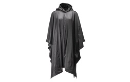 Poncho regnslag one size, kraftig sort