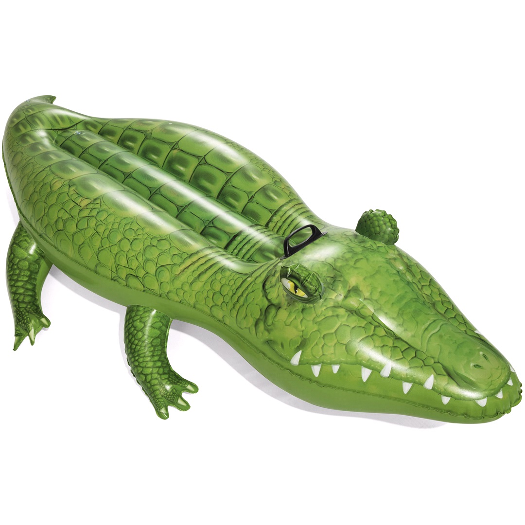 Bestway Baddjur Krokodil 152x71 cm uppblåsbar